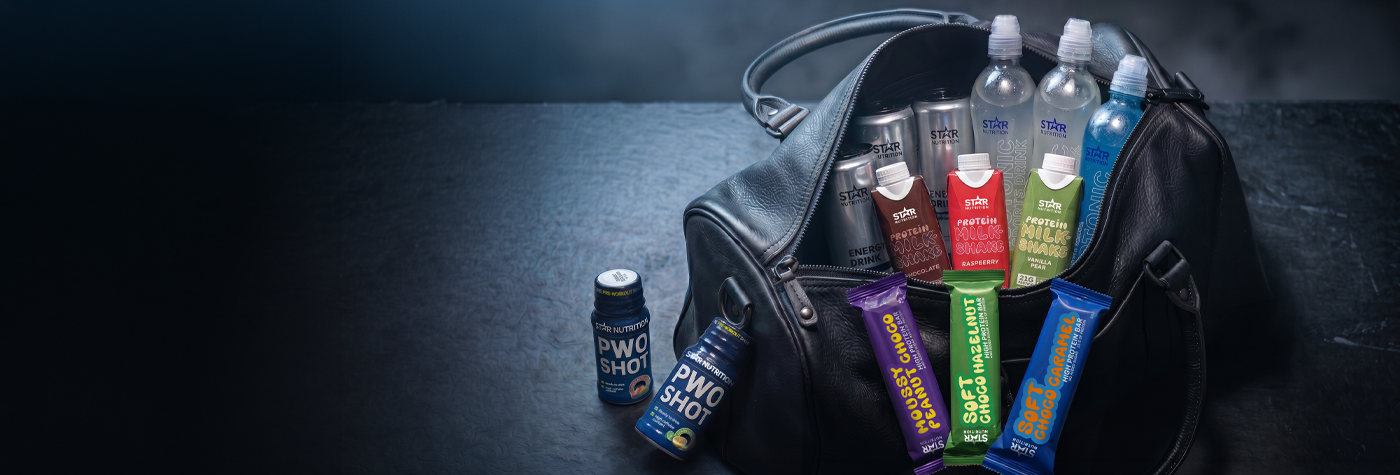 Star Nutrition. T&auml;ydenn&auml; varastosi Star Nutritionin Grab & Go -tuotteilla, helppoa energiaa ja proteiinia aina k&auml;den ulottuvilla